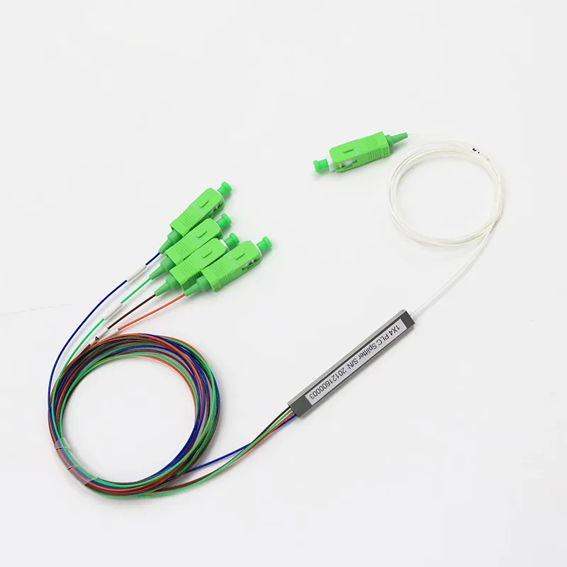 1*4 / 1*8 / 1*16 / 1*32 Way Single-mode Wavelength 1260~1650 Steel Tube Type PLC Fiber Optic Splitters