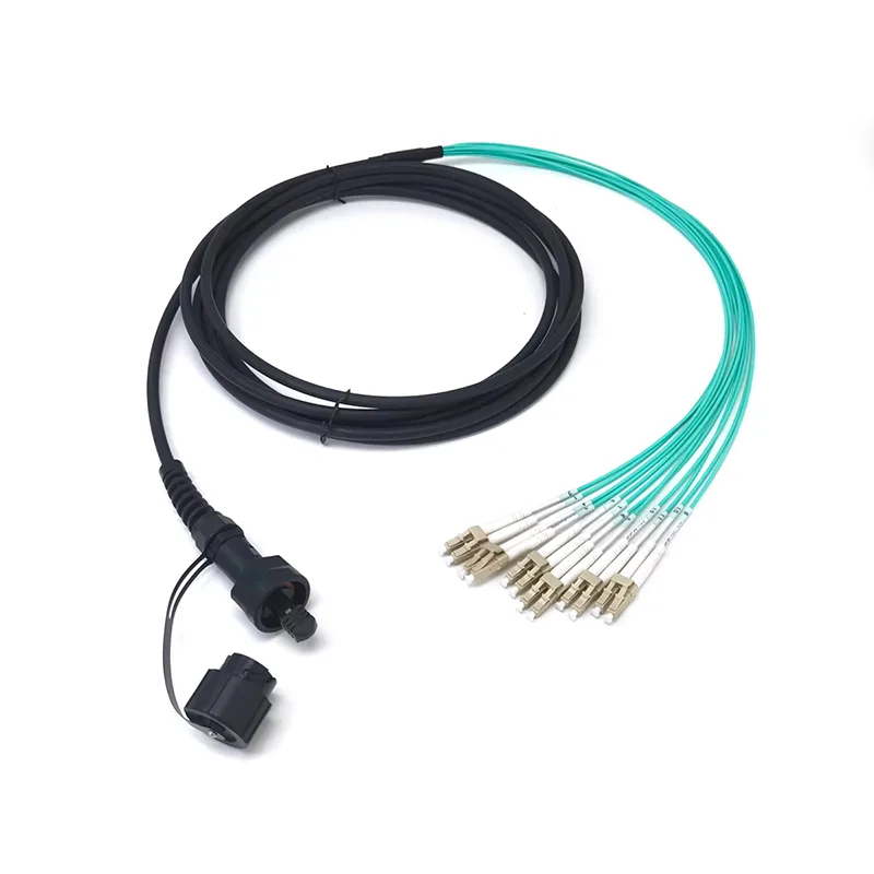 ODVA MPO – LC 8 12 16 core Multi-mode Fiber Jumper Fiber Optic Patch Cord