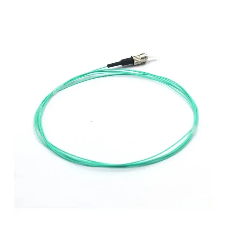 Pigtail FTTH FTTB FTTX Network SC / LC / ST / FC / MPO / MU / E2K/ MTRJ Connector OM3 LC / UPC 0.9mm Fiber Optic Pigtail