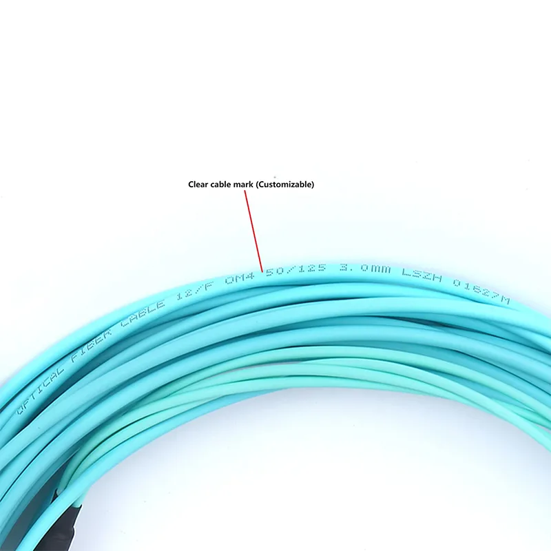 OM4 MPO/UPC to SC/UPC Low Loss Preterminated Jumper mpo fiber patch cord