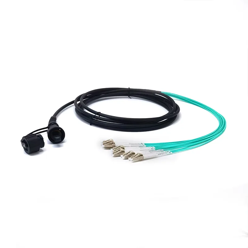 ODVA MPO – LC 8 12 16 core Multi-mode Fiber Jumper Fiber Optic Patch Cord
