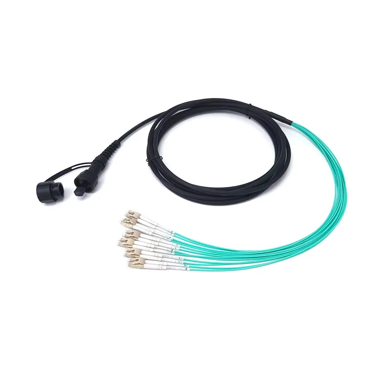 ODVA MPO – LC 8 12 16 core Multi-mode Fiber Jumper Fiber Optic Patch Cord