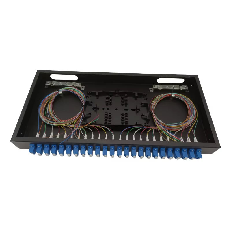 FTTH 48core 1U 19inch odf 48 port rack mount fiber patch panel