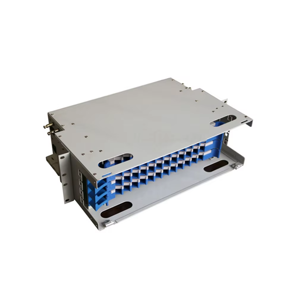 SC/LC/FC or ST 12 core – 288 Cores Rack Mount Fiber Optic Patch Panel Unit Box 19 Inch Optical Distribution Frame ODF