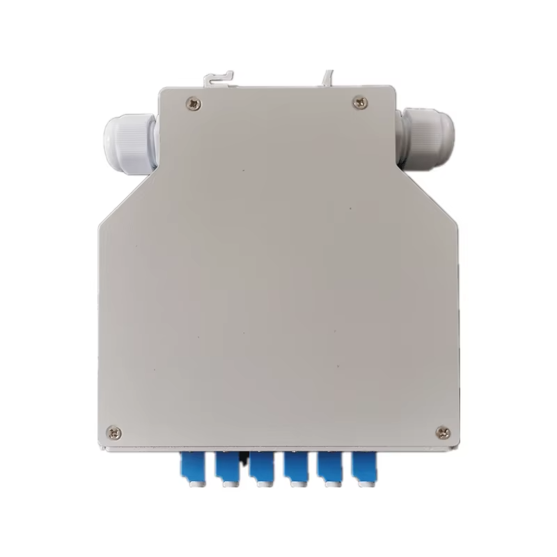 6 port simplex LC Fiber optic terminal enclosure Box
