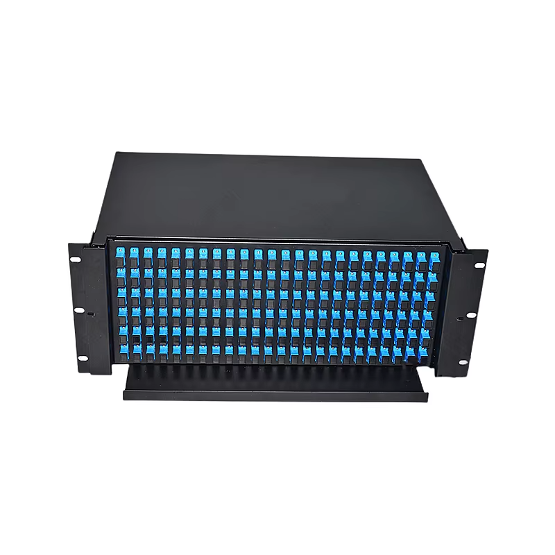 FTTH 4u 144/288 core Sc/apc  Fiber Optic Patch Panel Sliding Odf Fibre Optical Terminal Box