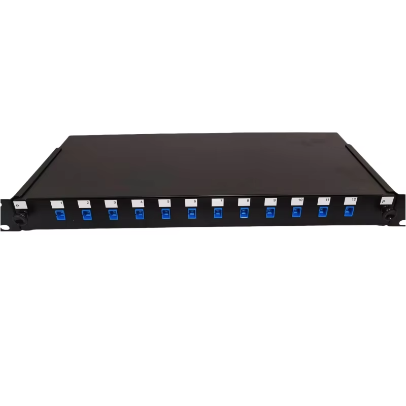 lc 12 core simplex sc connector patch panel metal fiber splice enclosures
