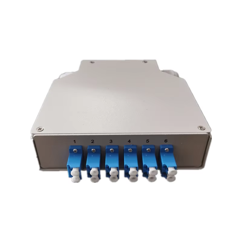 6 port simplex LC Fiber optic terminal enclosure Box