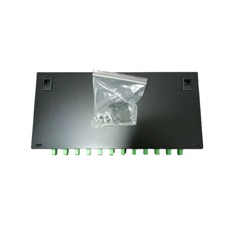 SC APC 12 Ports 1U rack mount fiber optic splice Fixed Type Rack Mount ODF