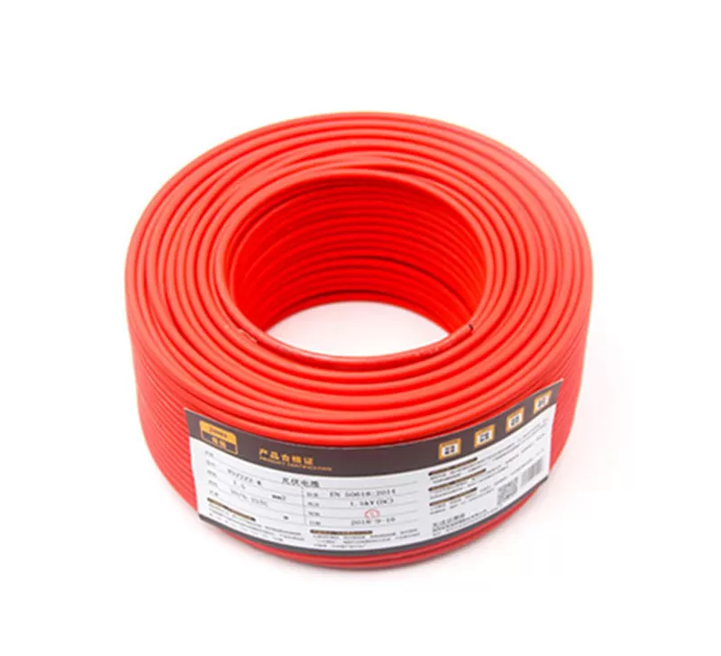 Climate Resistance Solar Pv Wire , Photovoltaic Outdoor Indoor 2.5 mm2 PV1-F Solar Cable