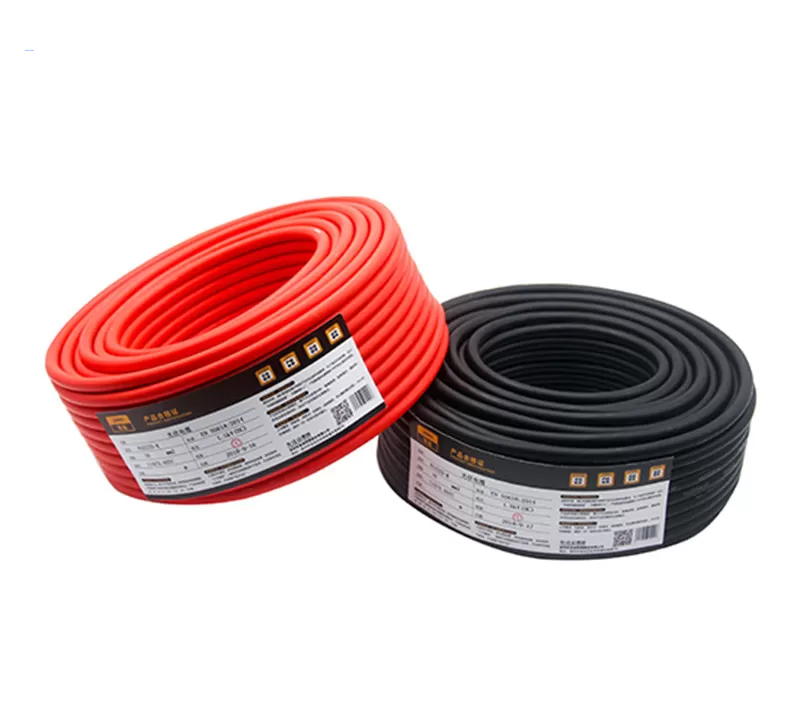 H1z2z2-k 1 Core Xlpo Solar Cable Sunlight Resistant PVC Sheath TUV Certification photovoltaic cable