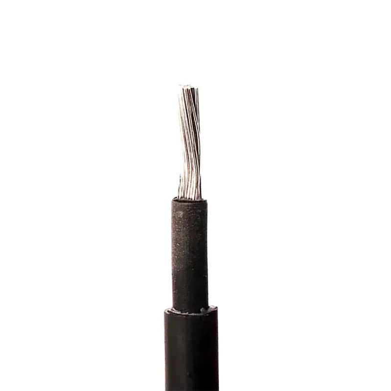 Tinned Copper 6mm Solar Cable , H1Z2Z2-K 1.5kV Solar Dc Wire